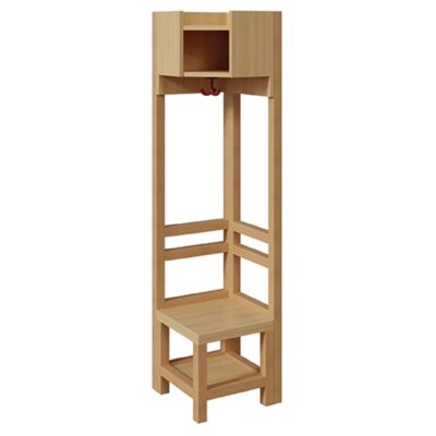 Innenecke-Garderobe komplett - Stütze offen