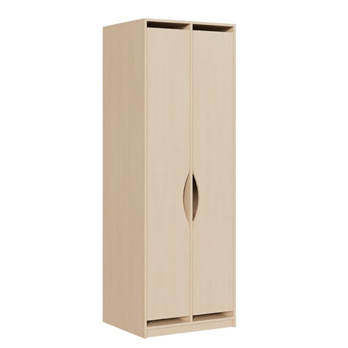 Bettzeugschrank mit verkürzten Dekortüren - Tiefe: 67 cm 1