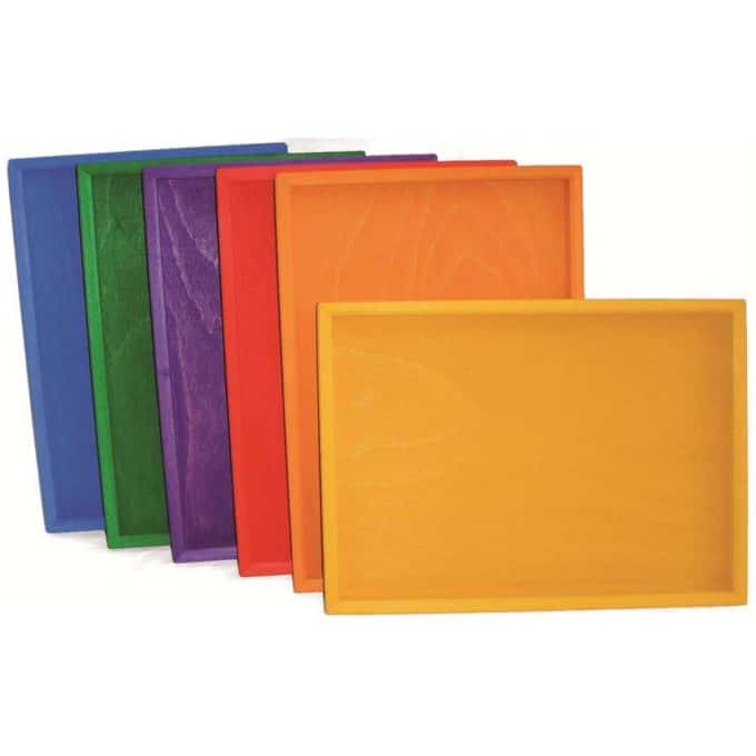 Legetabletts - 6er Set in verschiedenen Farben 1