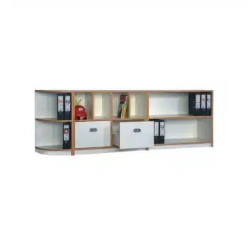 "DIANA" Regalsystem mit Portfolioregal, 1 Spieleschrank mit 2 hohen Schüben