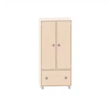 Regal mit Türen, 2 Böden und unten Schubkasten