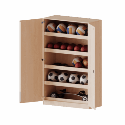 Ballschrank, 5 Ordnerhöhen - Serie evo180