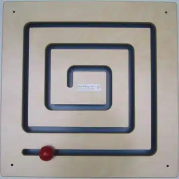 Schiebe-Wandspiel Spirale von Holz Klang & Spiel