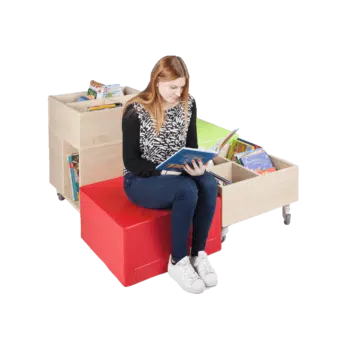 cuBe Bücherinsel "L" 4-teilig
