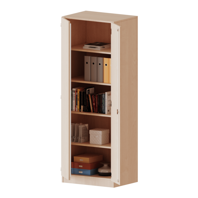 ErgoTray Schrank, zweireihig, 5 Ordnerhöhen - ohne Boxen - evo180 Serie 1