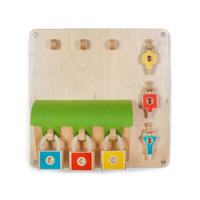 Wandspiel Schatzkiste mit Schlössern