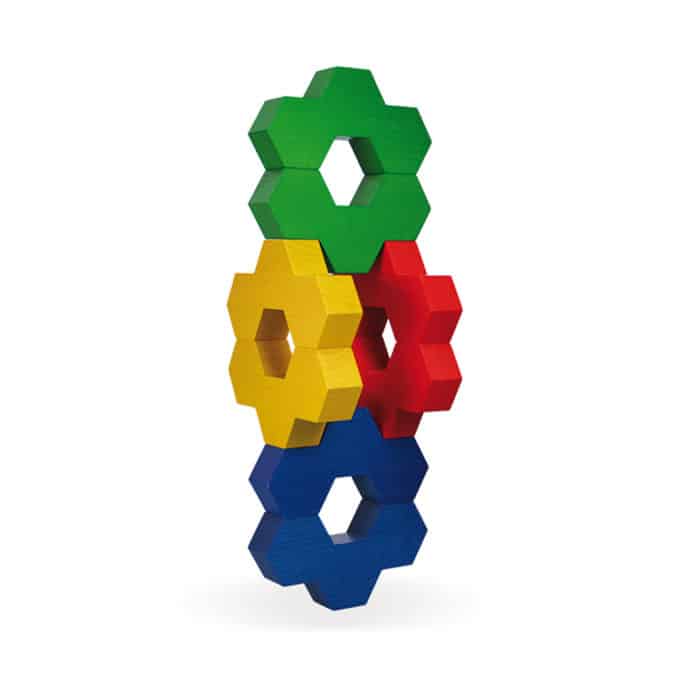 Honeyflower Holzbausteine von SINA Spielzeug 1