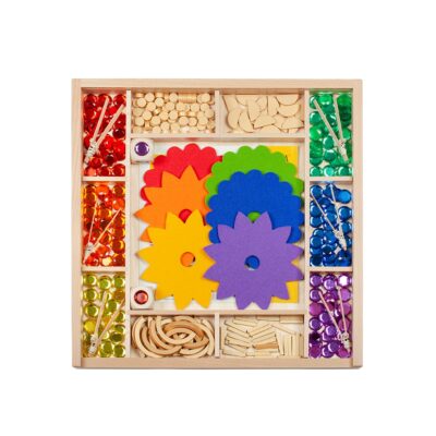 Kindergarten Schmuckstein-Mandala
