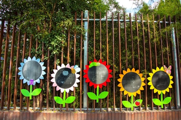 Blumen Tafeln Outdoor