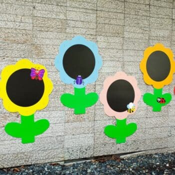 Outdoor-Blumen-Tafeln, 5er Set