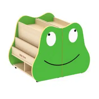 Bücherkiste Frosch, fahrbar & klappbar - WISDOM