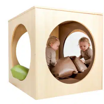 Spiegelwürfel mit 2 Spiegeln - WISDOM
