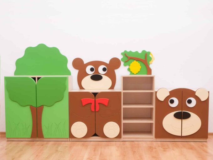 Schrank-Set Teddybär Premium 1