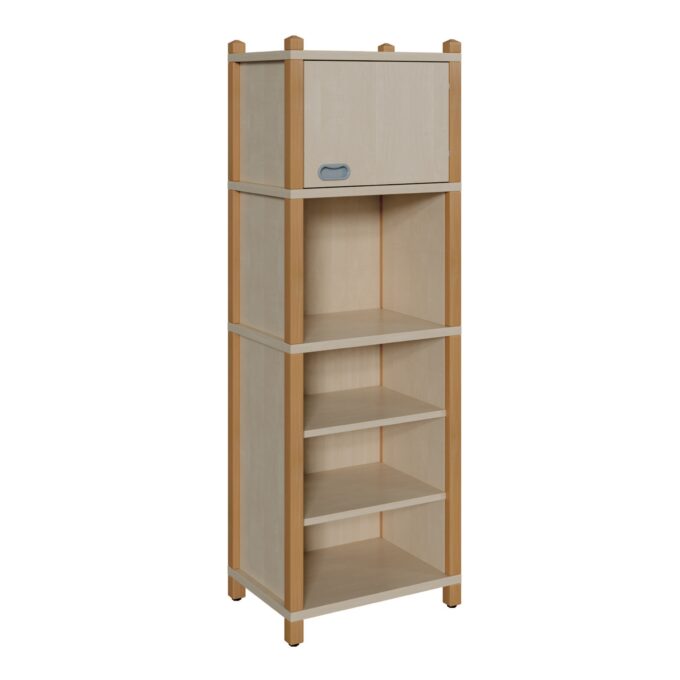 Stollenregal mit Oberschrank eintürig 1