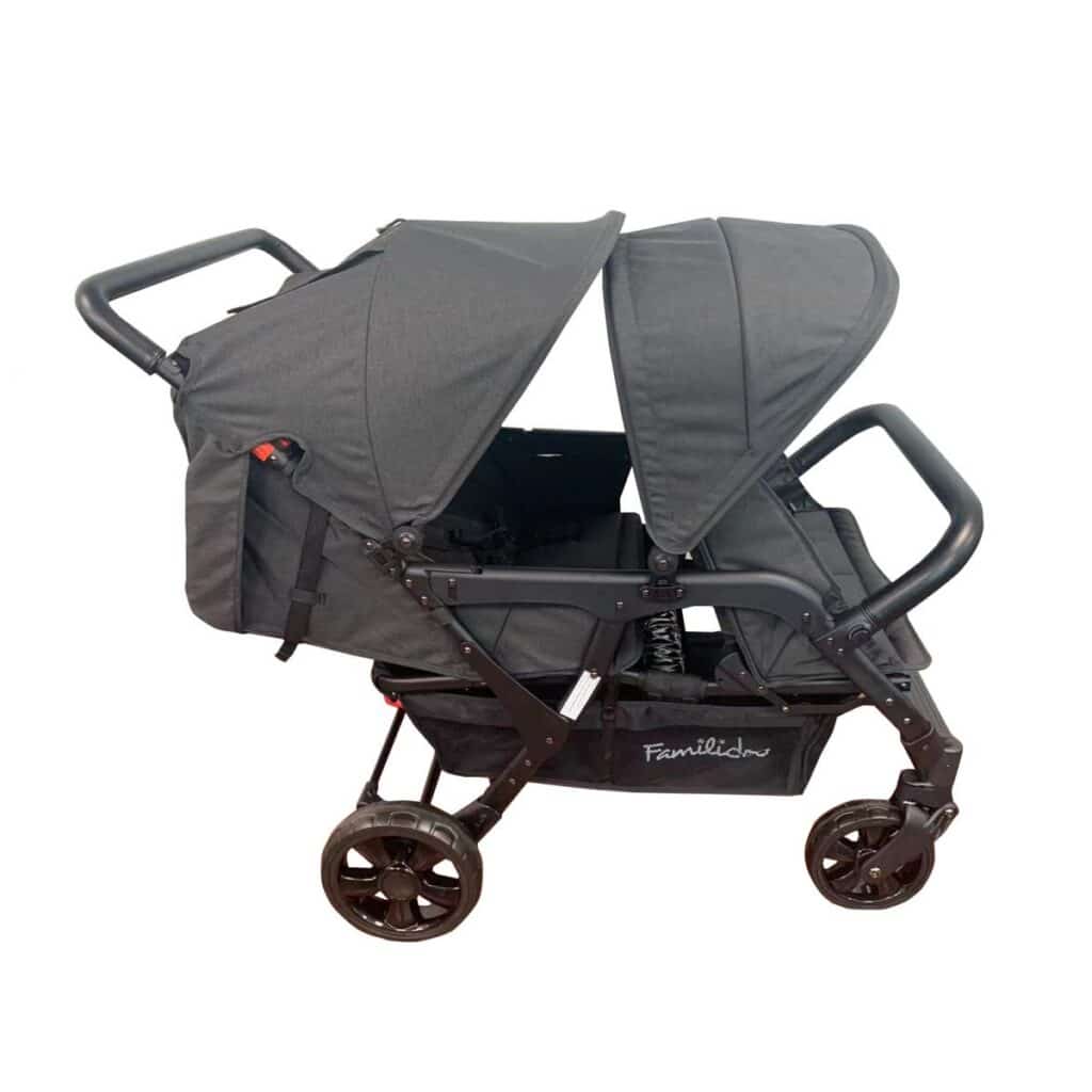 Familidoo Lidoo City Vierlingswagen BB 4-Sitzer (Komplett Schwarz) 6