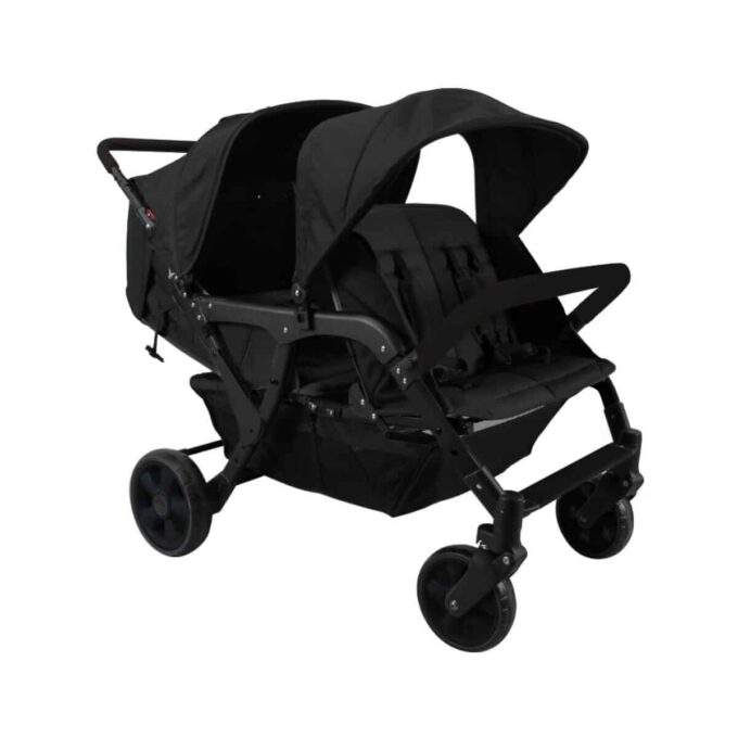 Familidoo Lidoo City Vierlingswagen BB 4-Sitzer (Komplett Schwarz) 1