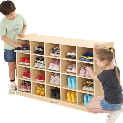 Kindergarten-Schuhregal für 20 Paar Schuhe - WISDOM