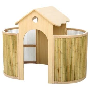Indoor-Spielhaus mit Boden-Matratze - WISDOM