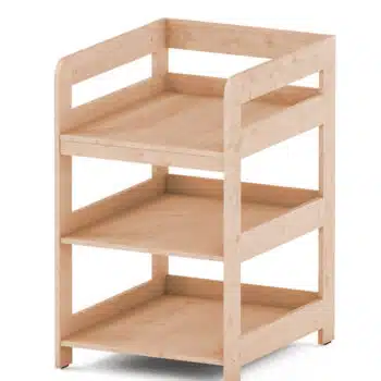 Wickeltisch aus Holz