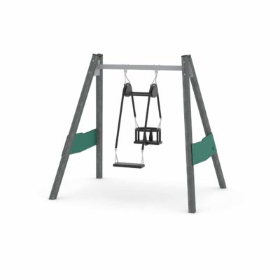 Schaukel mit Babysitz und Schaukelsitz - RECYCLED RC0520 von Vinci Play