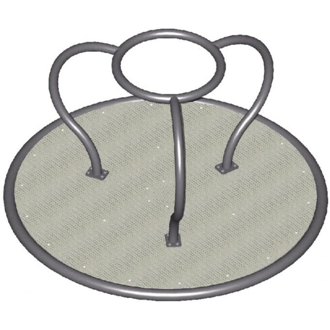 Stehkarussell mit Ring in der Mitte von Beckmann Spielgeräte 1
