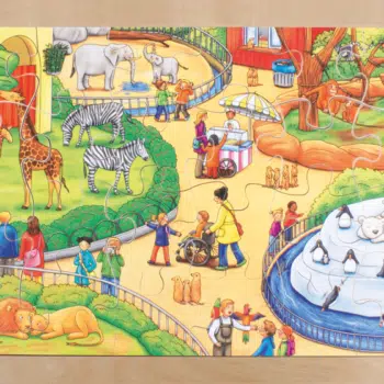Rahmenpuzzle "Tierpark" - Beleduc
