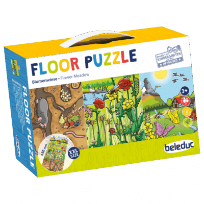 Bodenpuzzle "Entdecke die Blumenwiese"