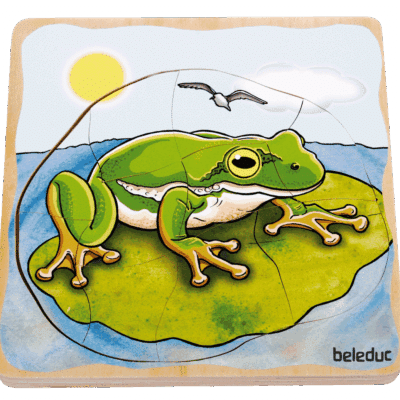 Lagen-Puzzle "Frosch" - Beleduc