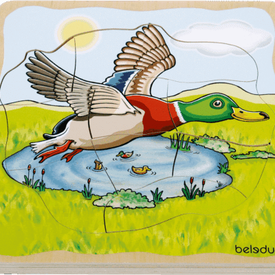 Lagen-Puzzle "Ente" - Beleduc