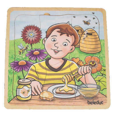 Lagen-Puzzle "Honig" - Beleduc