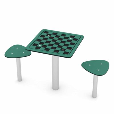 Tisch mit Schachbrett und Hocker - RECYCLED RC0817 von Vinci Play