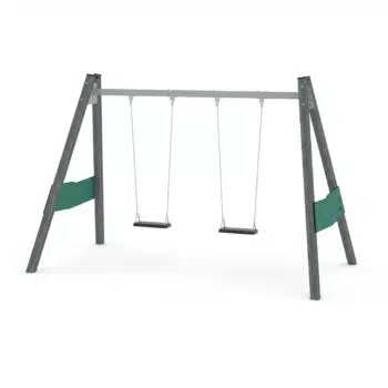 Schaukelgestell mit zwei Schaukelsitzen - RECYCLED RC1422 von Vinci Play