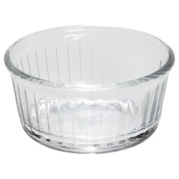 Auflaufförmchen transparent 4er Set - Geschirr aus Hartglas