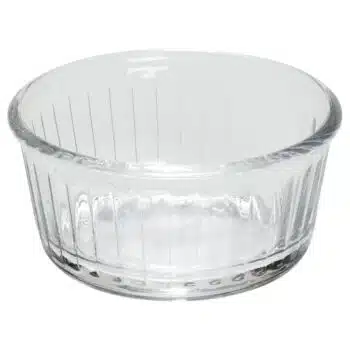 Auflaufförmchen transparent 4er Set - Geschirr aus Hartglas