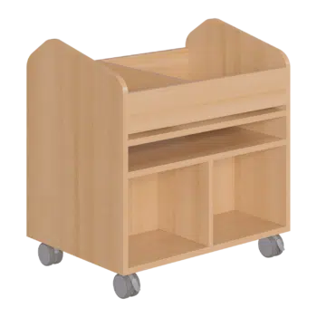 Bastelwagen "Kreativbasti 1" mit 7 Fächern für Papier und Bastelmaterial