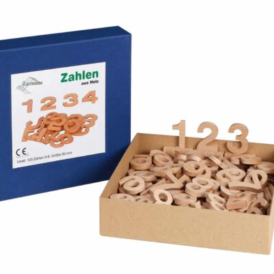 Zahlen aus Holz