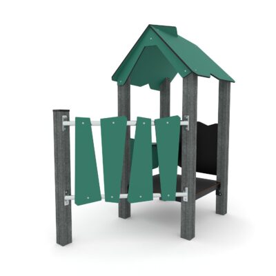 U3 Spielplattform mit Dach und Spielelementen - RECYCLED RC1402 von Vinci Play