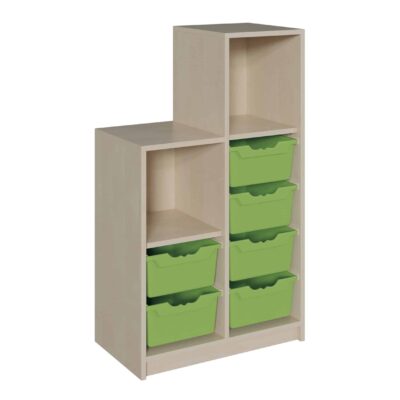 Korpus-Schrank "SideStep" mit ErgoTray Boxen