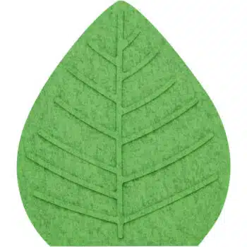 Wandschutz aus PET-Recyclingmaterial, Blatt, Relief