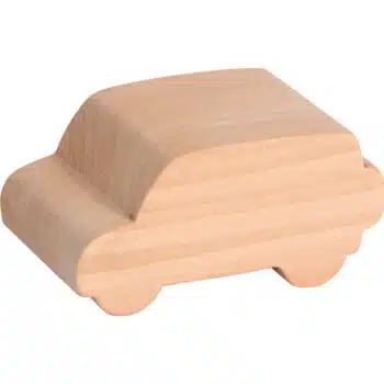 Schnitzholz Autos 3er Set