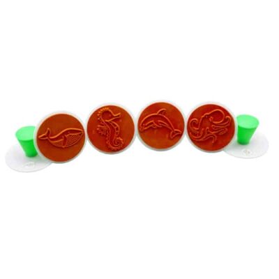 Meerestierstempel 6er Set