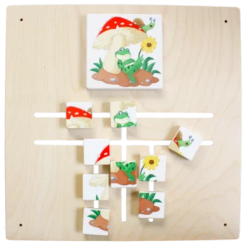 Labyrinth Puzzle - Frosch/Pilz von Holz Klang & Spiel