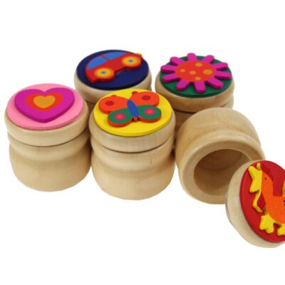Bunte Milchzahndose