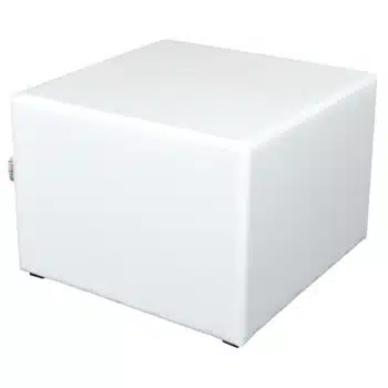 Sitz Würfel, weiß