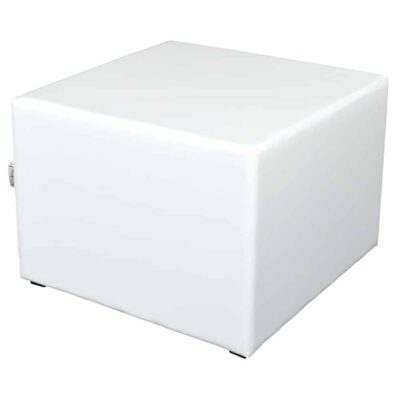 Sitz Würfel, weiß