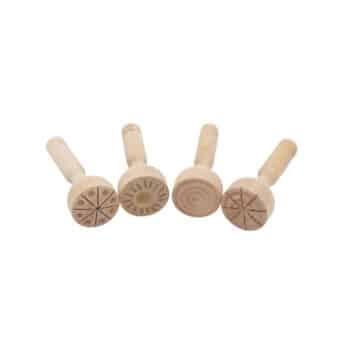 Knetstempel 4er Set
