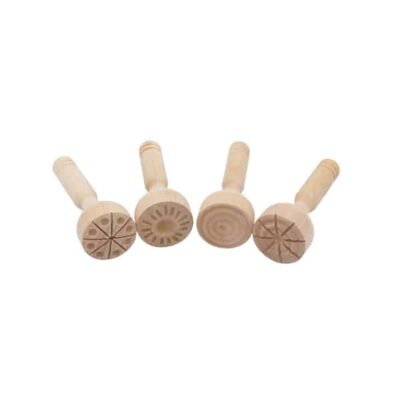 Knetstempel 4er Set