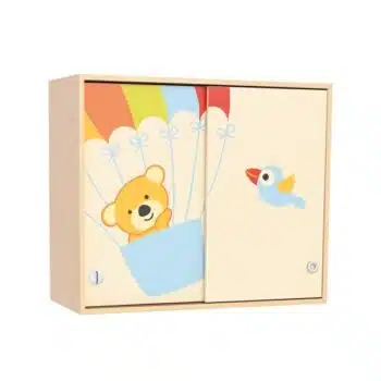 Fantasiewelt Aufsatzschrank mit Bärchen im Heißluftballon