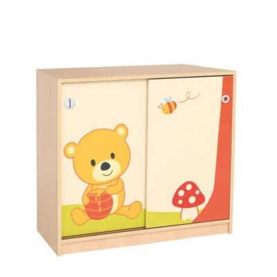 Fantasiewelt Schrank mit Bärchen beim Honig naschen