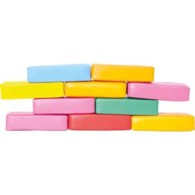 Schaumstoff-Set Ziegel, 10 Stück